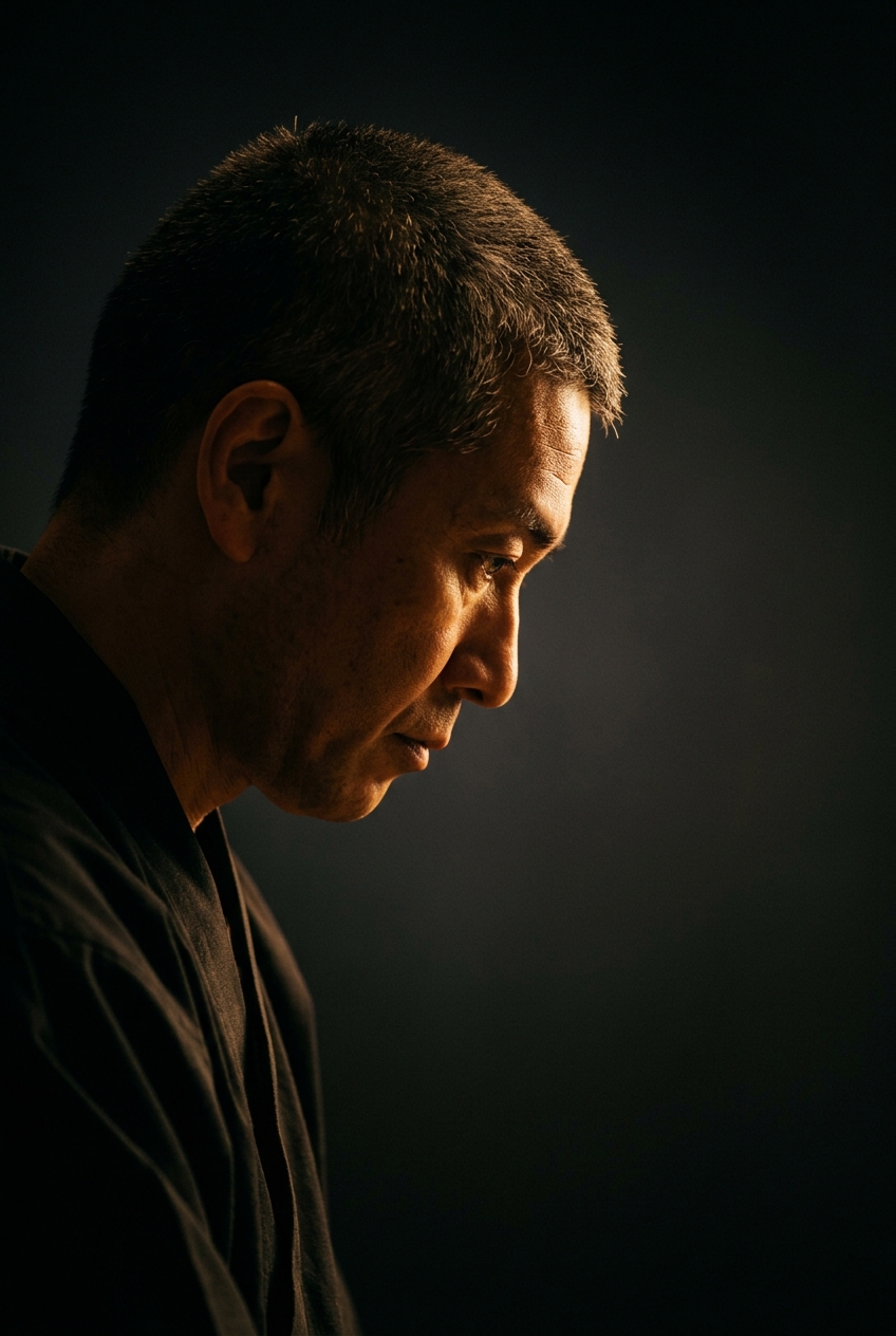 大将・金光の横顔